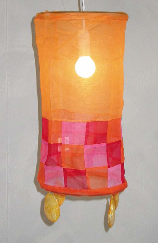 LAMPARA ORGANZ CIRC NARANJ 43