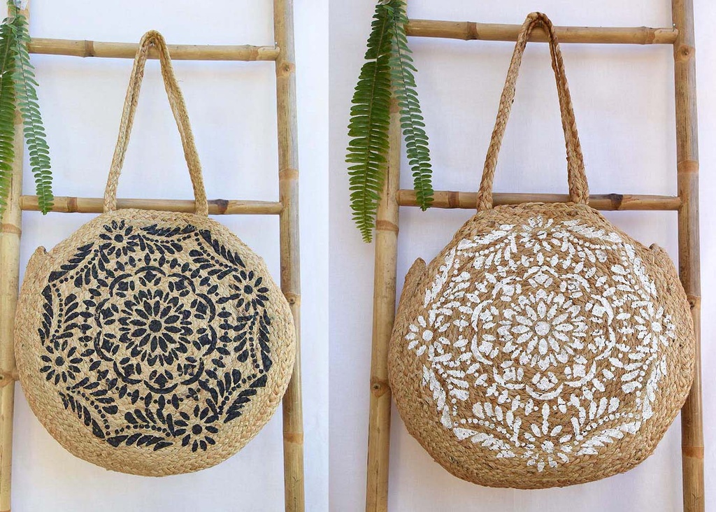 BOLSO YUTE ESTAMPADO 45 CM 253