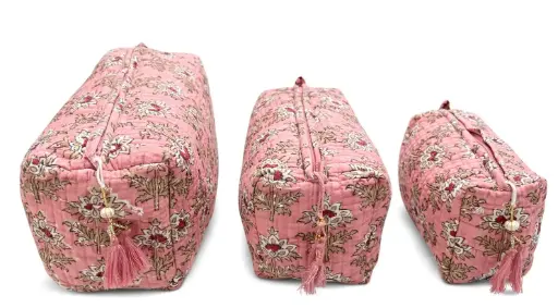 [4075521] SET 3 BOLSO COSMETICO ALG 521