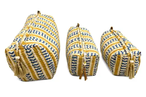 [4075522] SET 3 BOLSO COSMETICO ALG 522