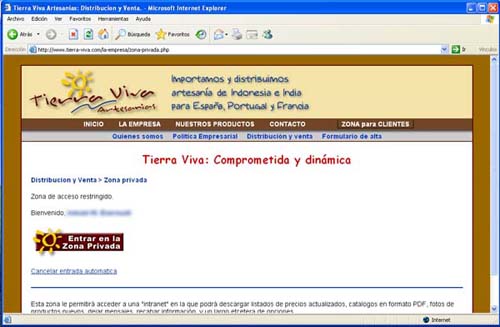 Entrada. Paso 2