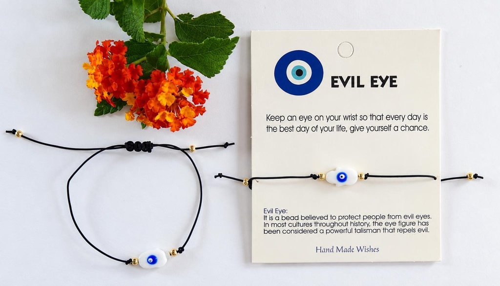 BRACELET EVIL EYE C/HAMSA M002
