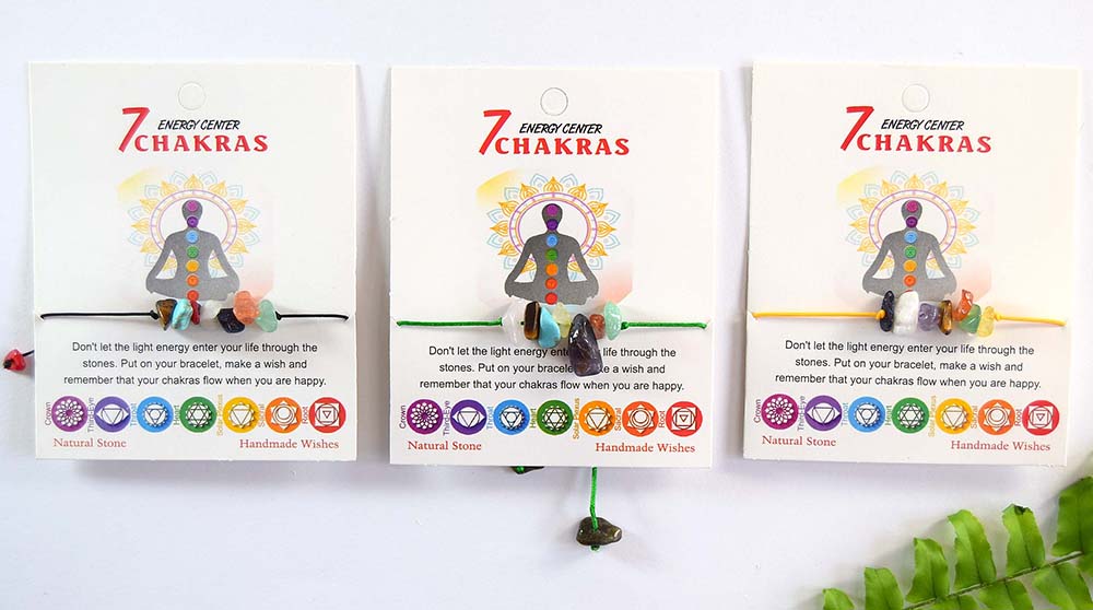 BRACCIALE 7 PIEDRAS CHAKRA M017