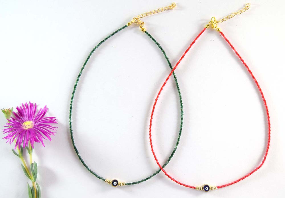 NECKLACE EVIL EYE C/MOSTACILLA 043