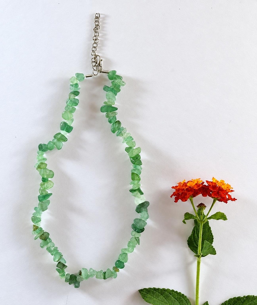 COLLIER PIEDRAS VENTURINA M 053