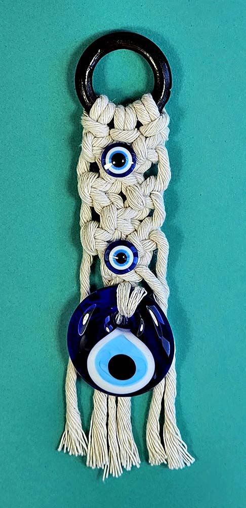 COLGANTE OJO TURCO MACRAM