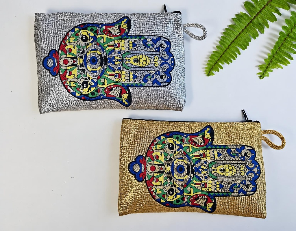 PORTE-MONNAIE HAMSA BRILLO 15X10 CM