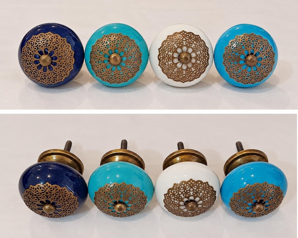 KNOB CERAMIC-METAL MODEL 043