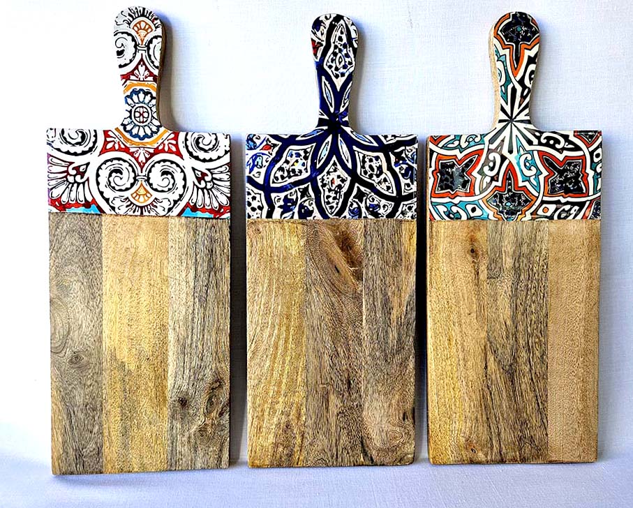 TAVOLETTA PICAR LEGNO E RESINA MORROC 47