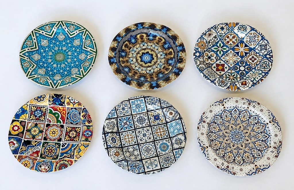 CENICERO METAL MOSAICO 12 CM