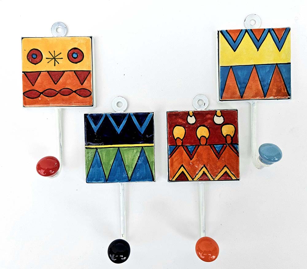 CROCHET CUADRADA MÉTAL/CÉRAMIQUE M 243