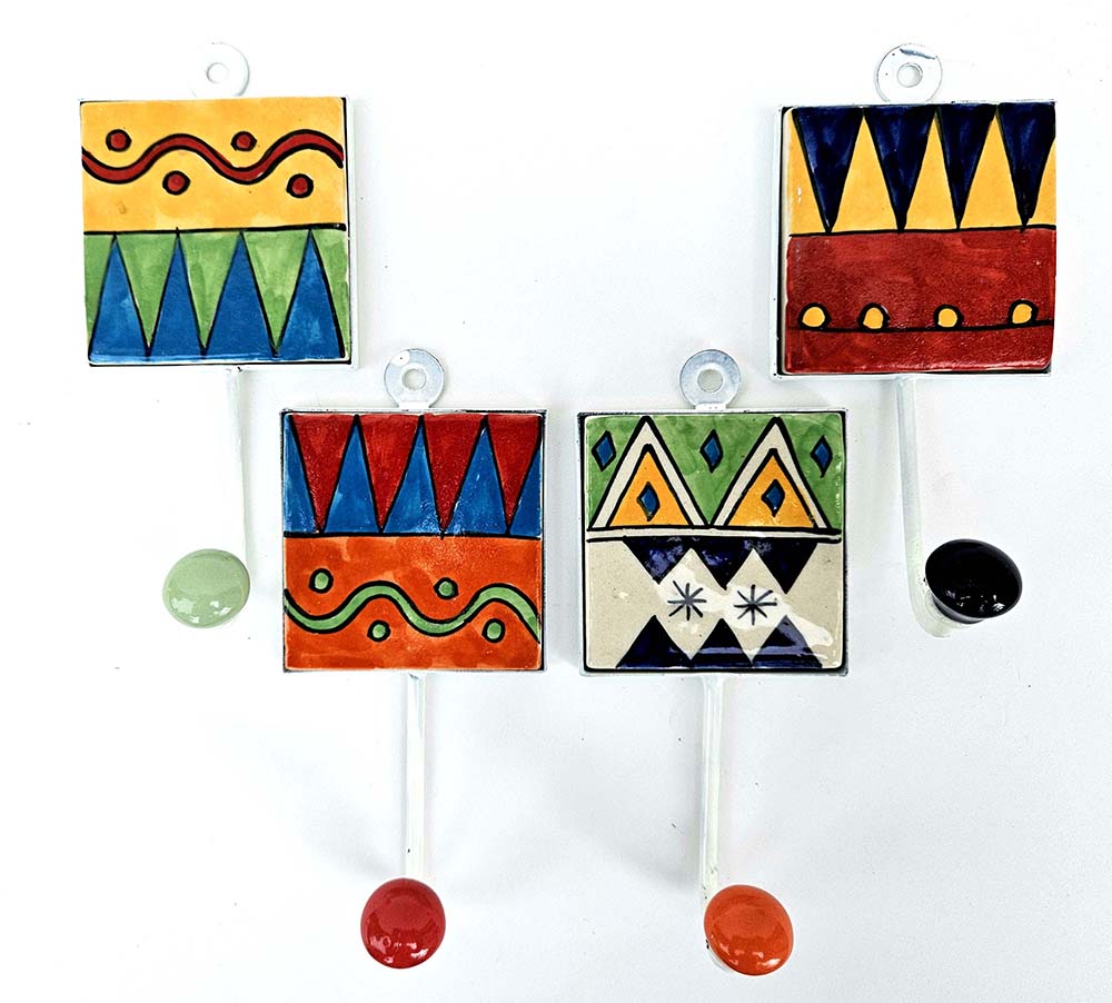 CROCHET CUADRADA MÉTAL/CÉRAMIQUE M 244