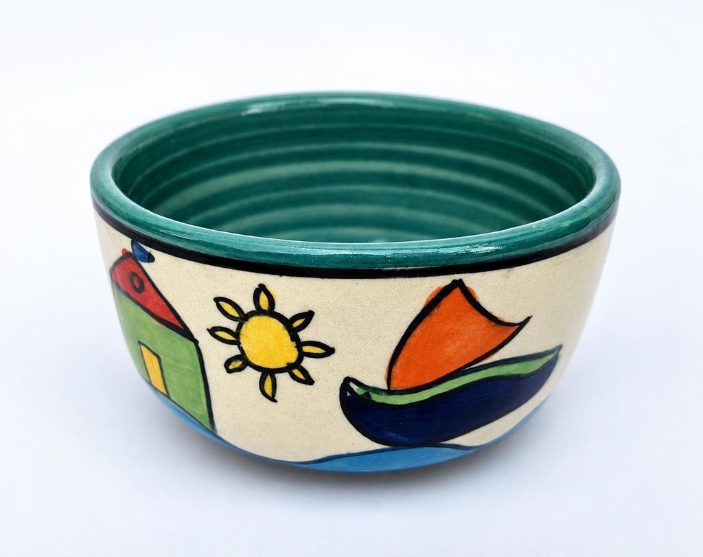 CUENCO CERÁMICA PINTADA 9 CM M-611