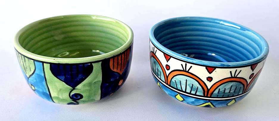 CUENCO CERÁMICA PINTADA 9 CM M-617