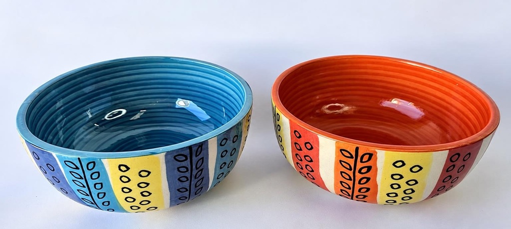 CUENCO CERÁMICA PINTADA 14 CM M-618