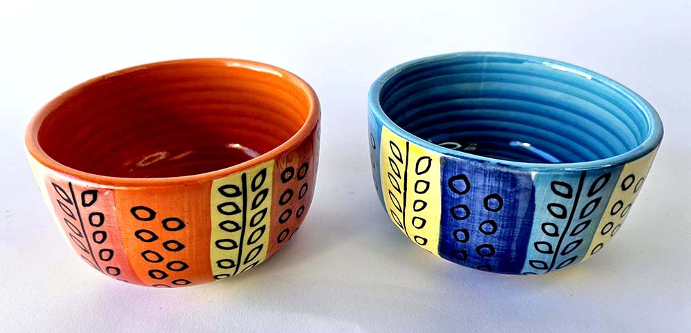 CUENCO CERAM PINT 9 CM M-619