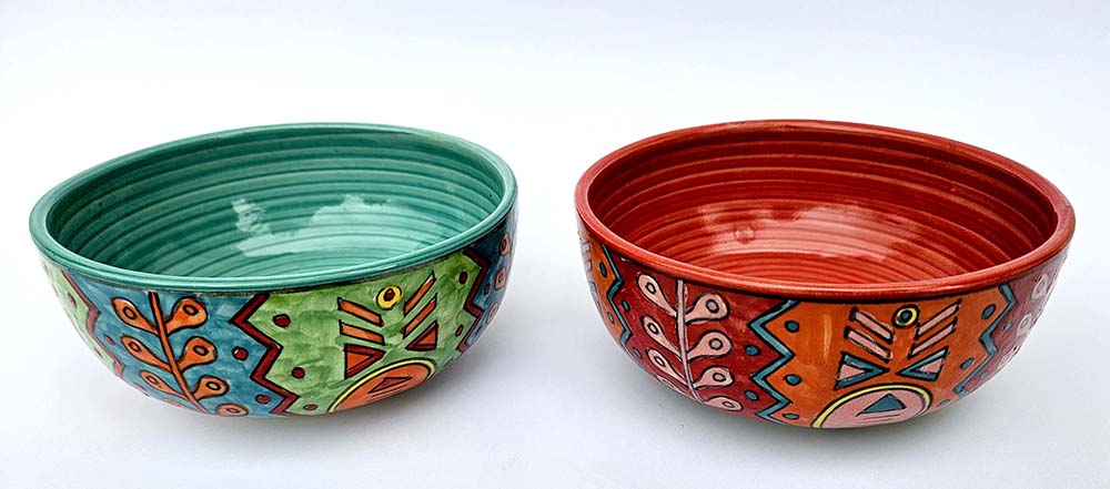 CUENCO CERÁMICA PINTADA 14 CM M-622