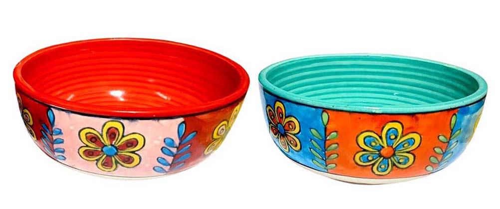 CUENCO CERÁMICA PINTADA 14 CM M-624