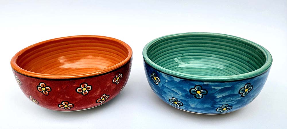 BOL CÉRAMIQUE PEINTE 14 CM M-628