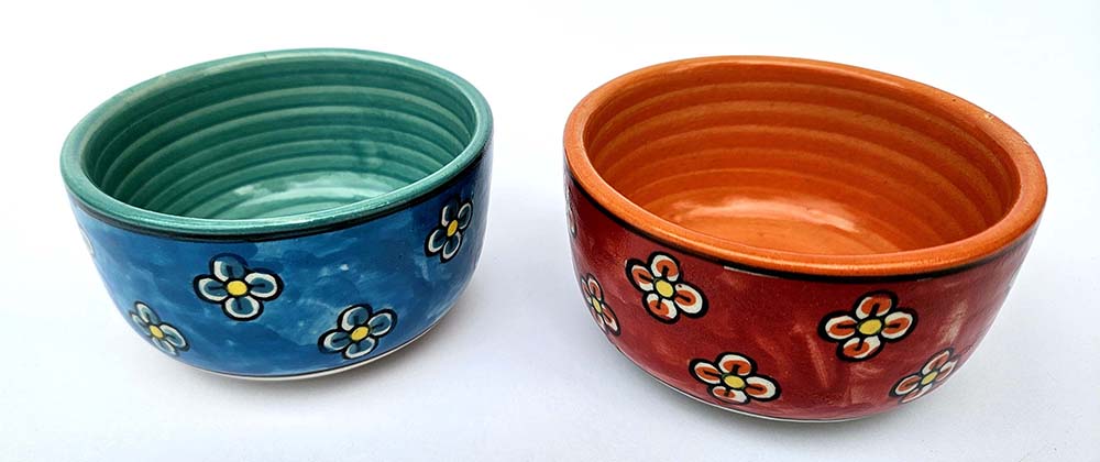 BOL CÉRAMIQUE PEINTE 9 CM M-629