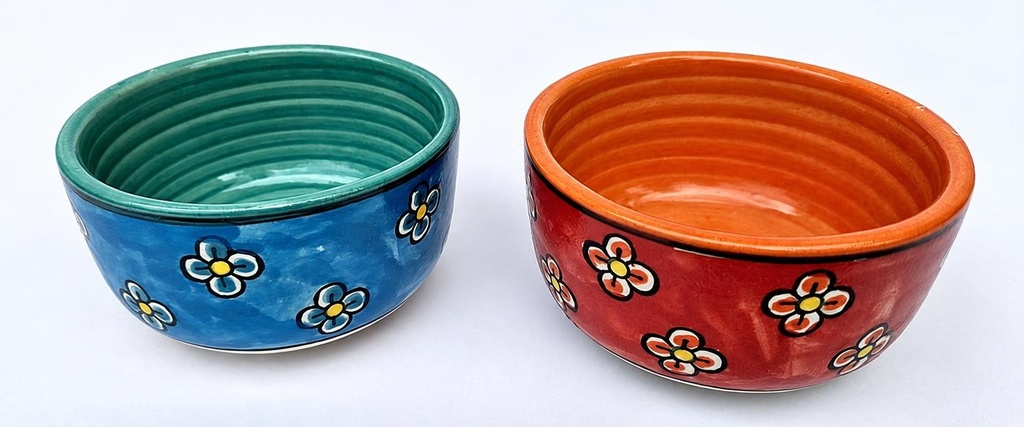 BOWL CERAMIC PAINTED 9 CM M-629