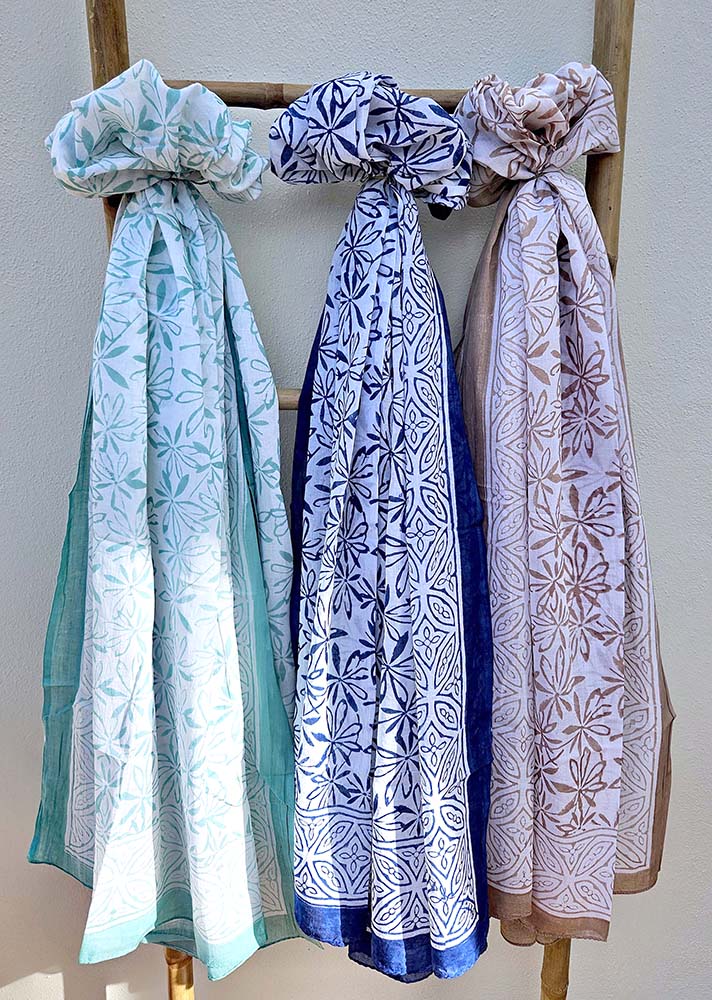 PAREO ALGODÃO ESTAMPA A BLOCO180X110 Nº41