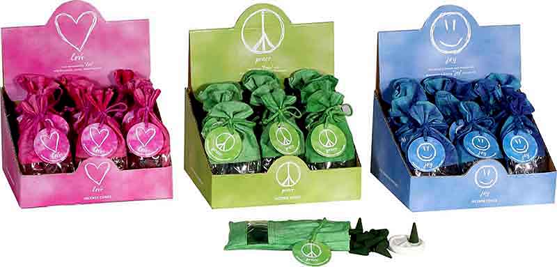 BOLSA 30 CONOS+ INCENSO CERÂMICA JOY