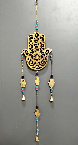 MOBILE HAND OF FATIMA CON METAL