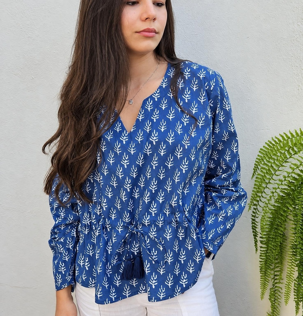 BLUSA ALGODÓN BLOCKPRINT 142
