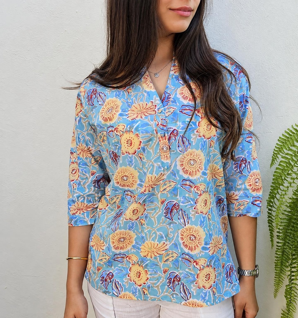 KURTA COTON BLOCKPRINT 151