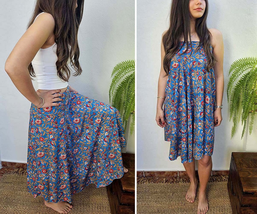 FALDA COTTON BLOCKPRINT 162