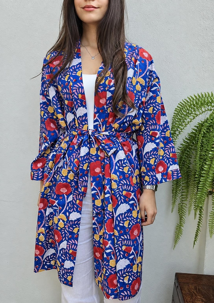 KIMONO COTONE BLOCKPRINT 171