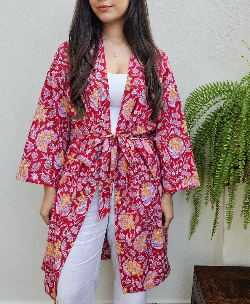 KIMONO COTONE BLOCKPRINT 172