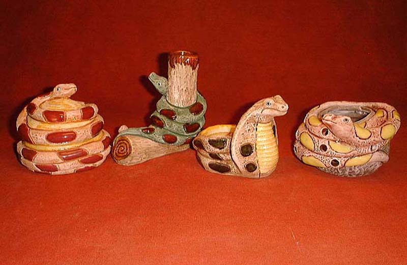 SERPIENTES CERÂMICA 4 MODELO