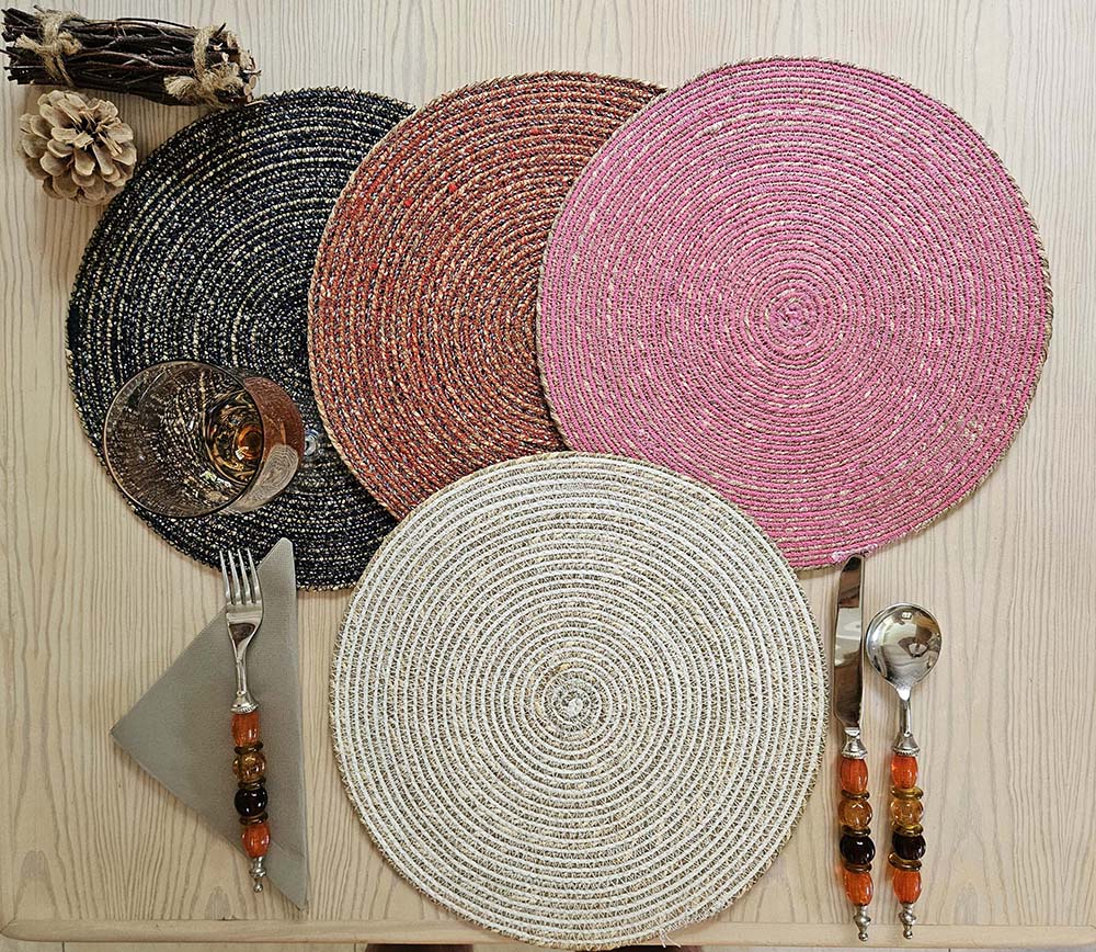 SALVAMANTEL JUTE SEDA 36 CM