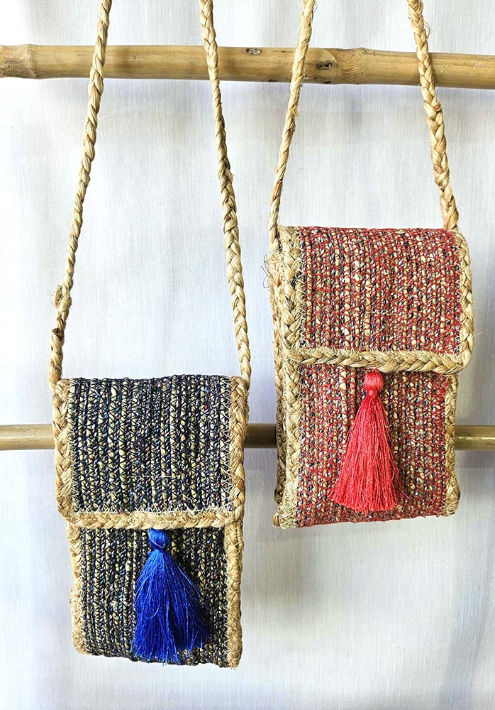 BORSA MINI IUTA-SETA 20X15 CM