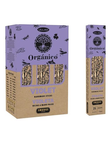 INCENSE ORGANICO VIOLETA 25GR