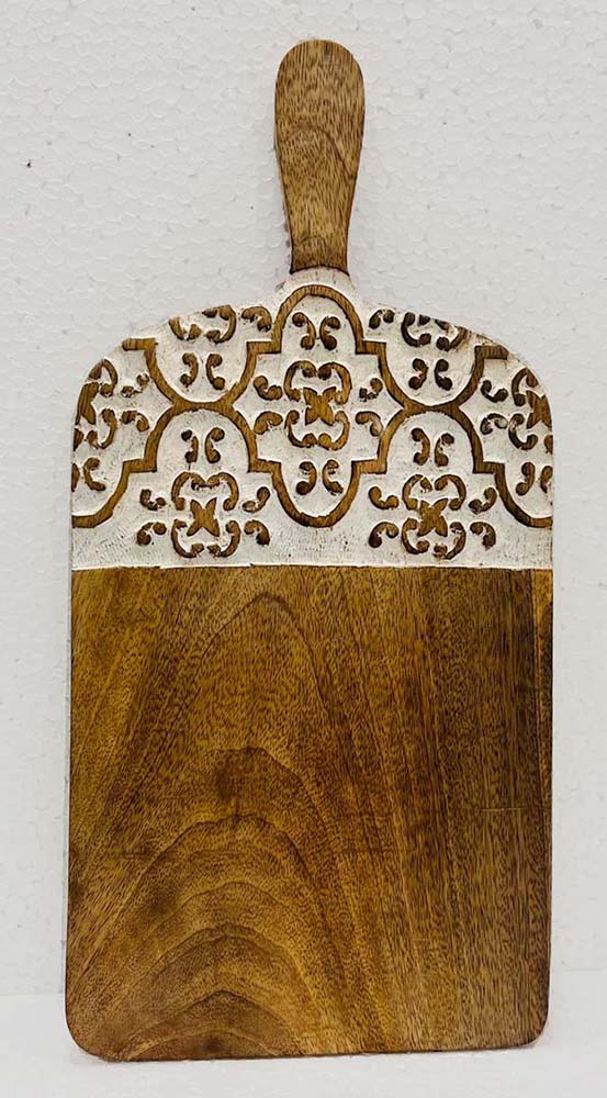 PLANCHE PICAR BOIS SCULPTÉE ARABE