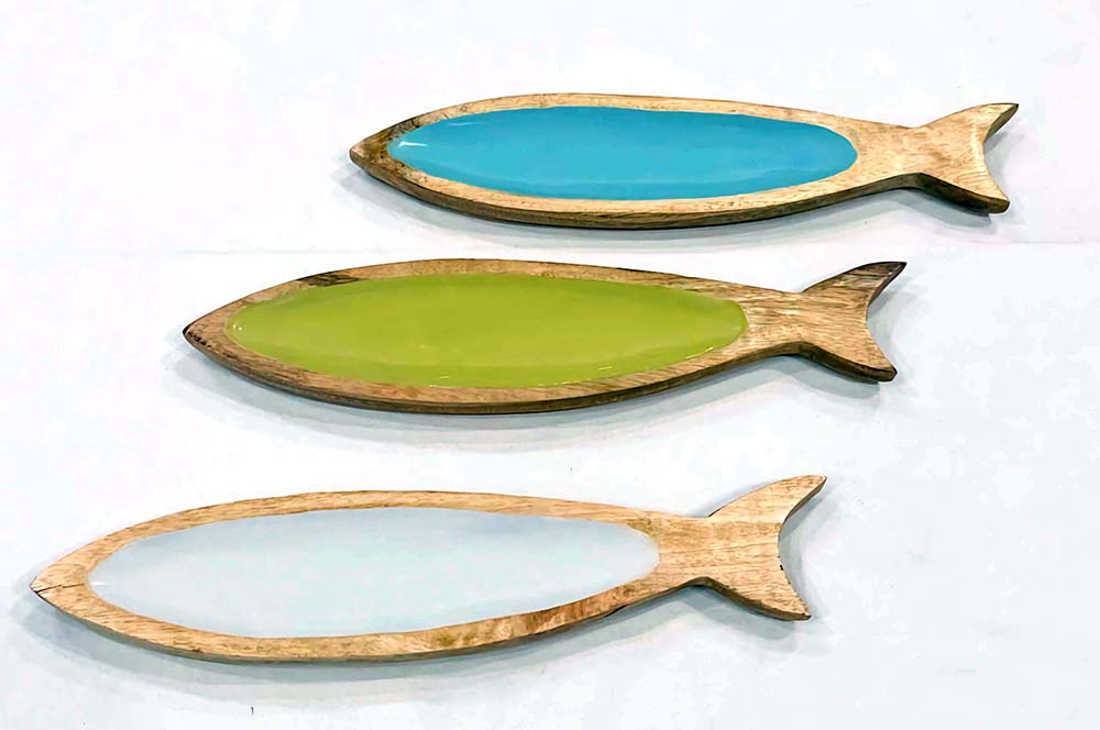 PEIXE SARDINA MADEIRA ESMALTADA 42X9 L