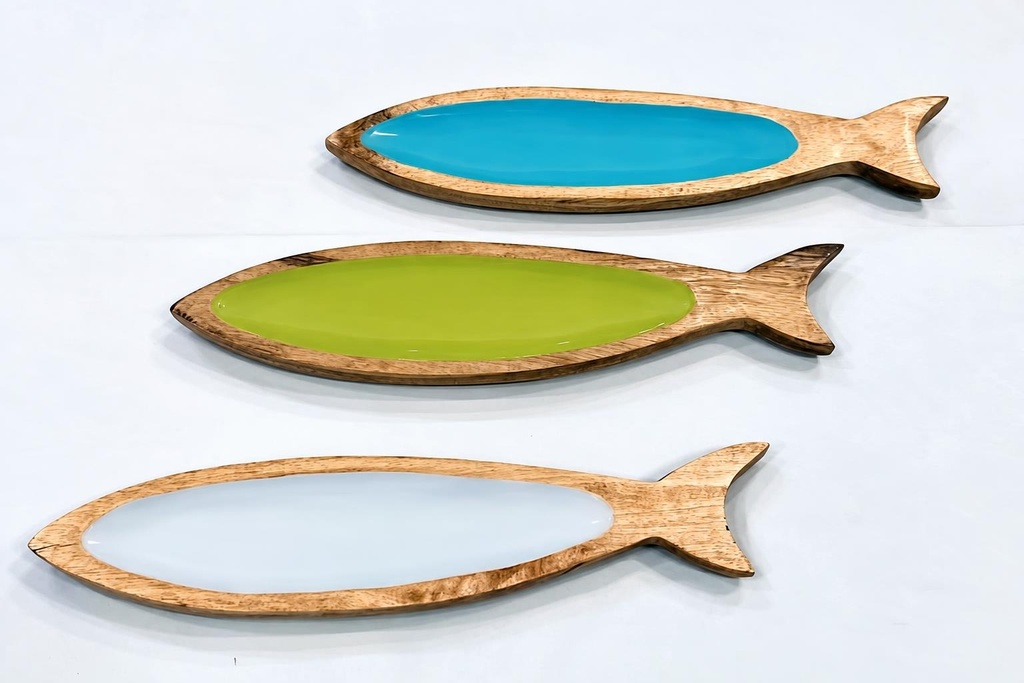 PEIXE SARDINA MADEIRA ESMALTADA 42X9 L