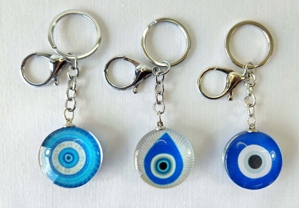 KEYRING EVIL EYE RESIN MODEL 073