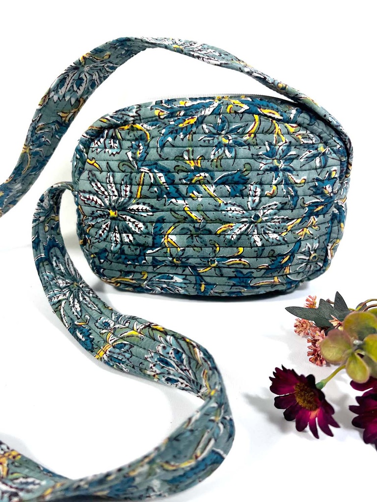 BAG COTTON DIWALI BLOCK PRINT 22X16