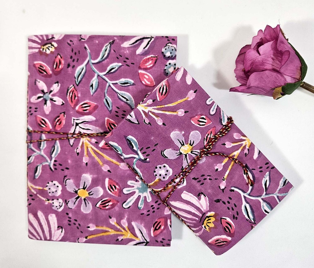 SET DE 2 LIBRETAS ALGODÓN 15X10,20X15