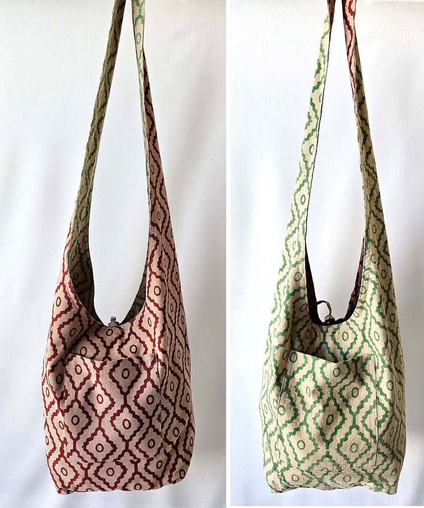 BOLSO BURBUJA REVERSIBLE ALGODÓN M 478