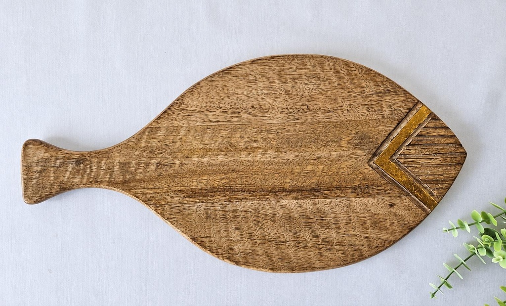 PLANCHE PICAR POISSON BOIS MANG 47X21