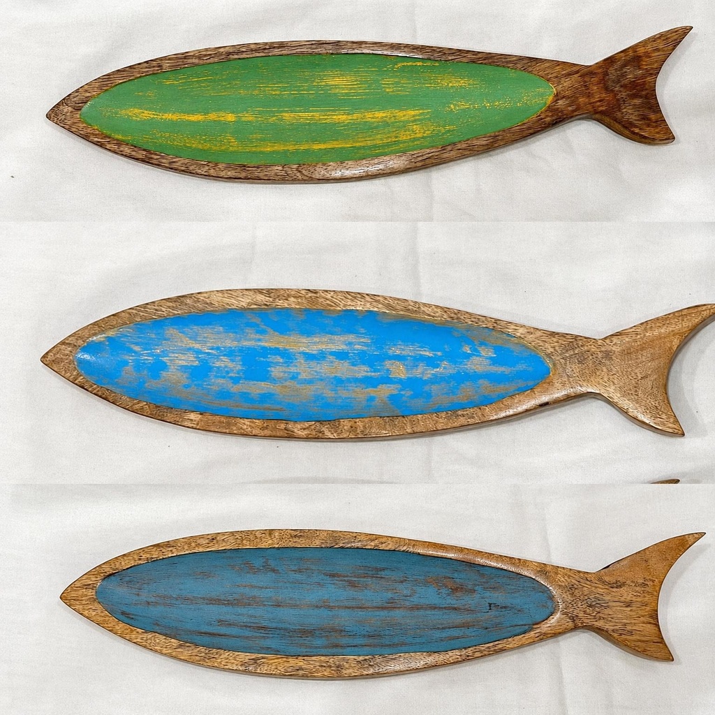 PECES SARDINA MADERA PINTADA ANT L 42