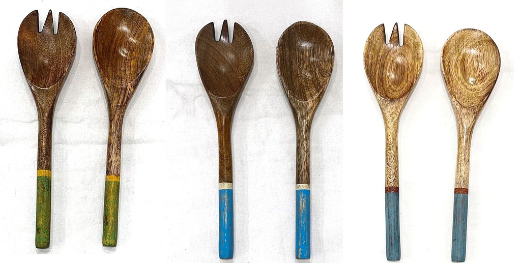 SET DI 2 CUBIERTOS LEGNO PIN ANT 27