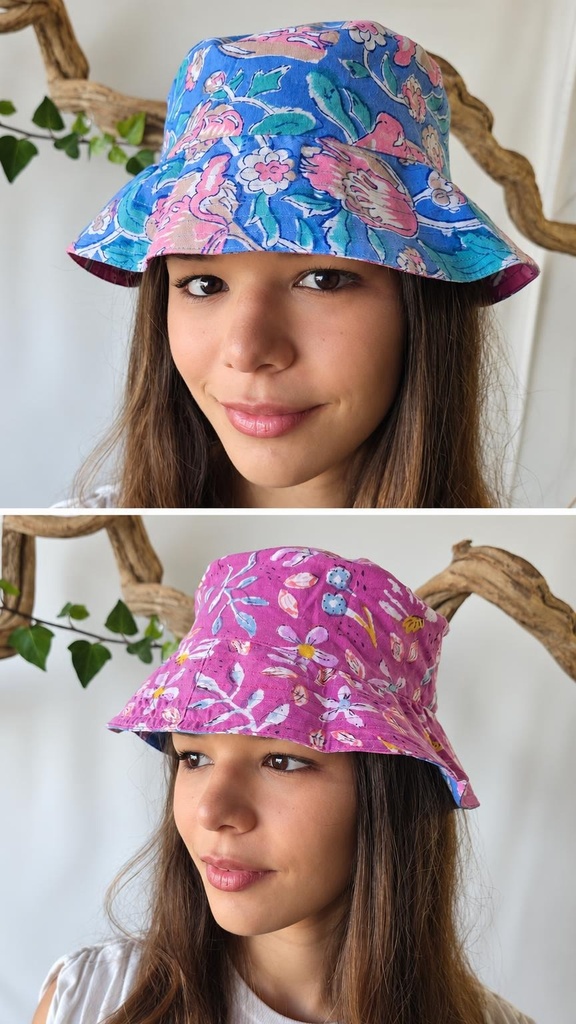 SOMBRERO RÉVERSIBLE COTON M 471