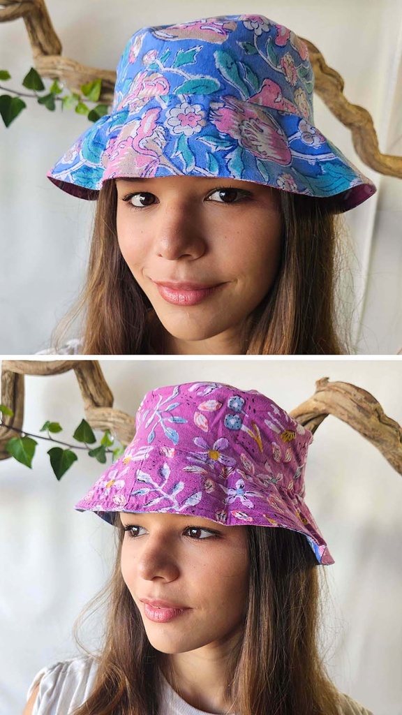 SOMBRERO RÉVERSIBLE COTON M 471