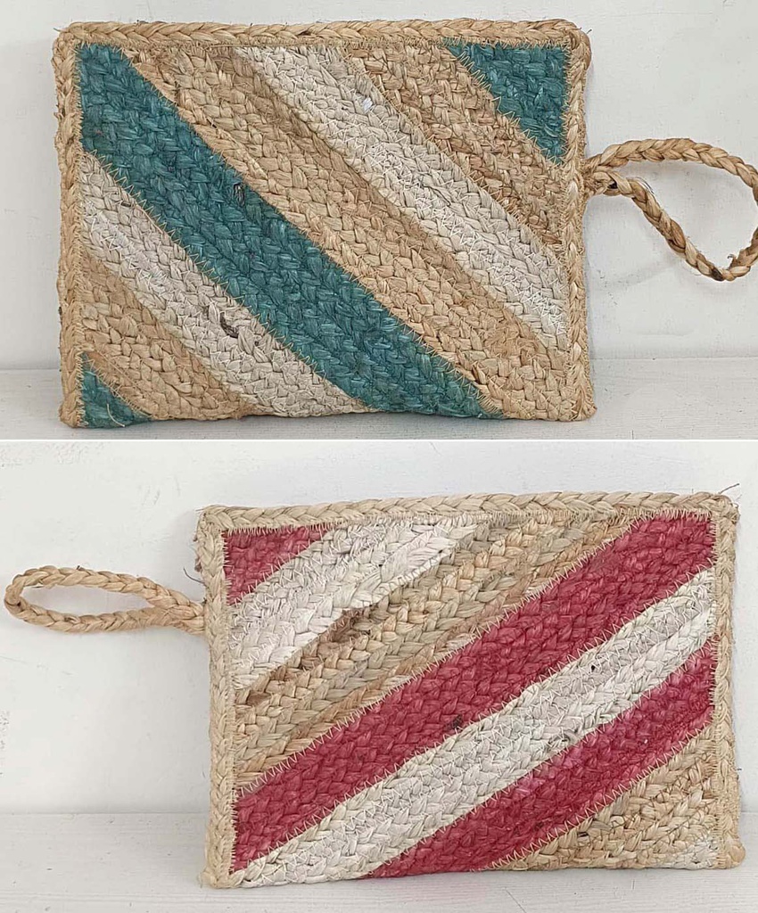 ESTUCHE TABLET JUTE COL 28X20